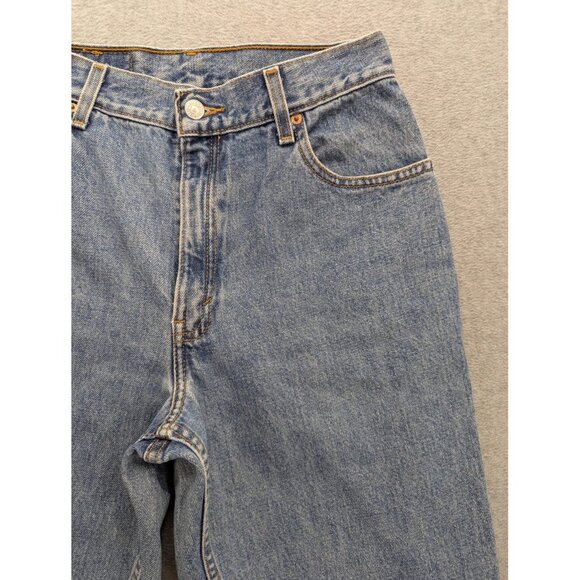 Vintage Levi's 550 Jeans Womens 10 Short Blue Relaxed Fit Tapered Leg Denim Y2K - Picture 3 of 15